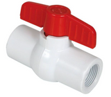 WHITE PVC BSP BALL VALVE