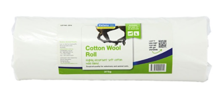 COTTON WOOL ROLL 375 GRAMS